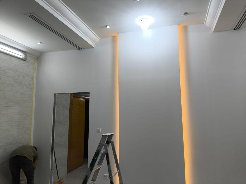 ليد بروفايل مخفي في الجبس بورد